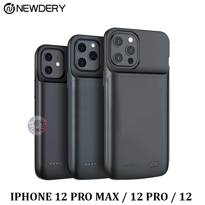 [Mã SKAMPUSHA8 giảm 8% đơn 300K] Ốp lưng kiêm pin sạc dự phòng Newdery IPhone 12 Pro Max / 12 Pro / 12