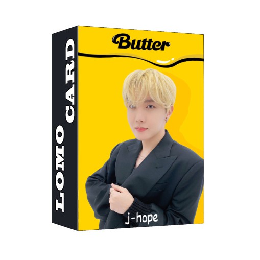 Hộp 30 lomo card BTS butter và thành viên