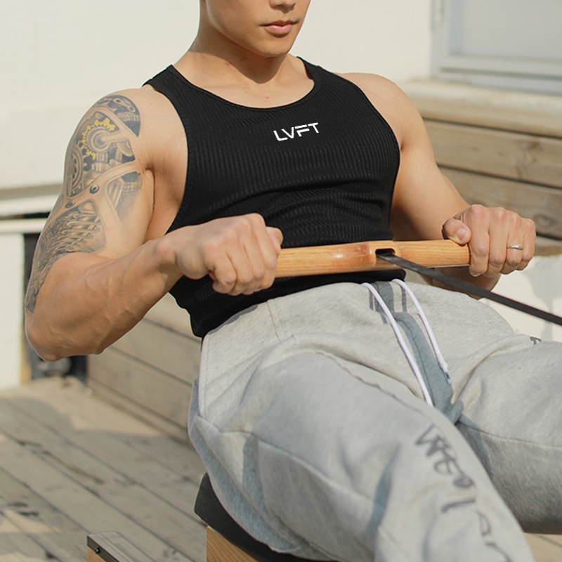 Áo Thun Ba Lỗ Thể Thao Co Giãn Ôm Dáng Dành Cho Nam