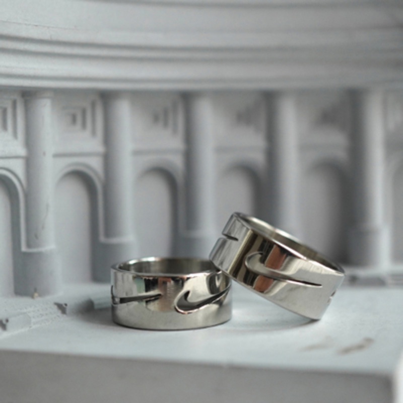 Nhẫn đeo tay bằng kim loại phong cách hip hop cá tính thời trang