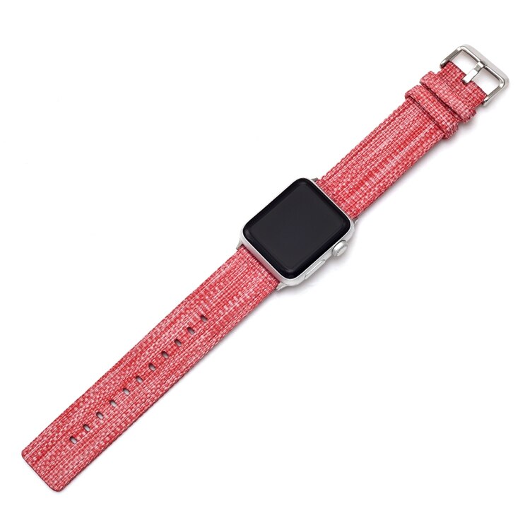 Dây Đeo Nylon Họa Tiết Rằn Ri Cho Đồng Hồ Thông Minh Apple Watch Se 6 5 4 Kích Thước 40mm 44mm 38mm 42mm