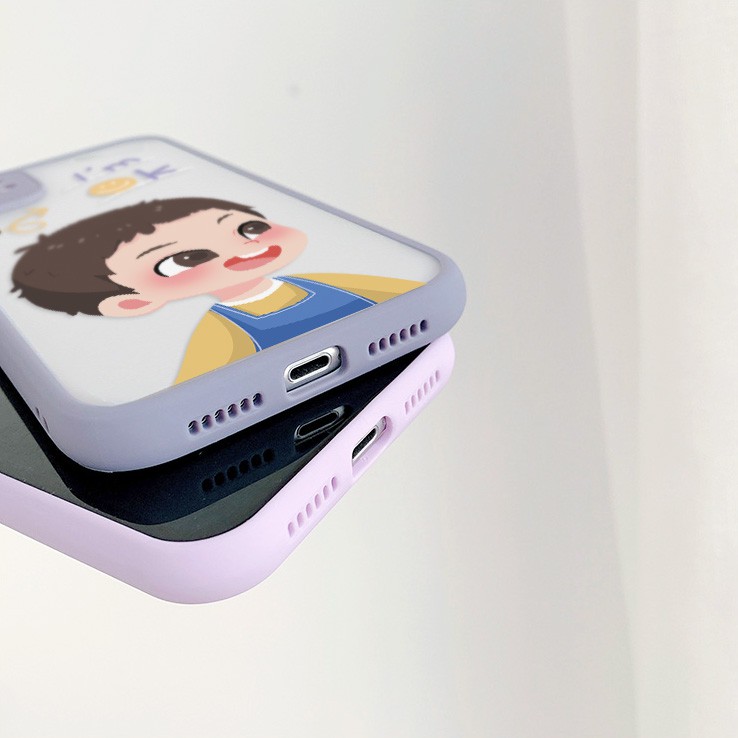 Ốp lưng iphone Okey Couple nhám viền nổi cong 5/5s/6/6plus/6s/6splus/7/7plus/8/8plus/x/xr/xs/11/12/pro/max/plus/promax | BigBuy360 - bigbuy360.vn
