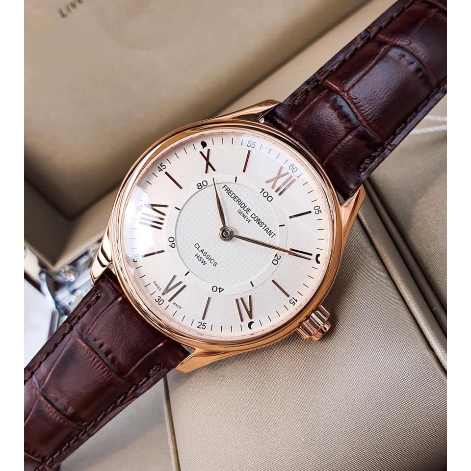 Đồng Hồ NAm Frederique Constant Classics White Dial Men’s Watch FC-282V5B4