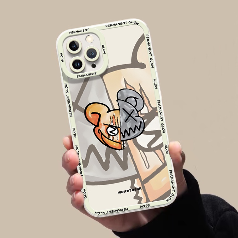 Ốp Điện Thoại Silicon TPU Mềm Trong Suốt Chống Sốc Thời Trang Cho iPhone 14 13 12 11 Pro XS Max X XR 8 7 6 6S 14 Plus