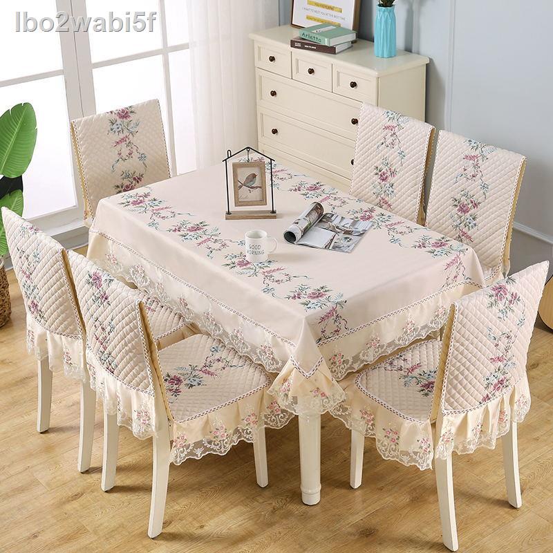♤ ✁ lbo2wabi5fBọc ghế bọc một mảnh khăn phủ bàn ăn và gói đệm bộ vải