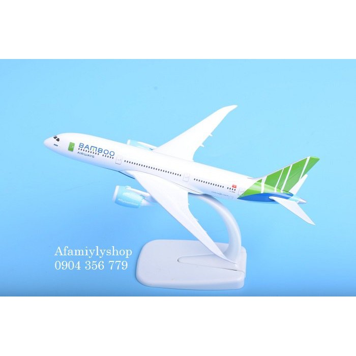 Mô hình máy bay tĩnh Bamboo B787 18cm