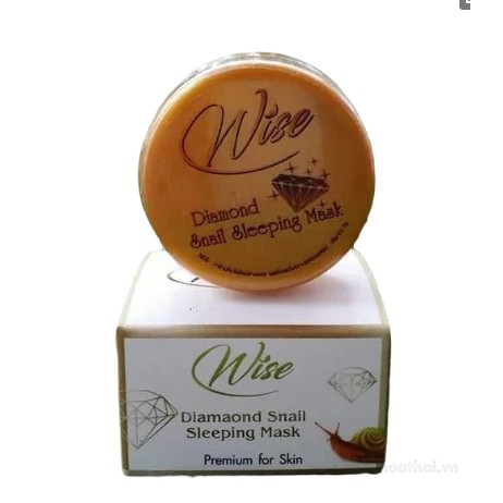 Mặt nạ ngủ dưỡng trắng ban đêm Wise Diamond Snail Sleeping Mask