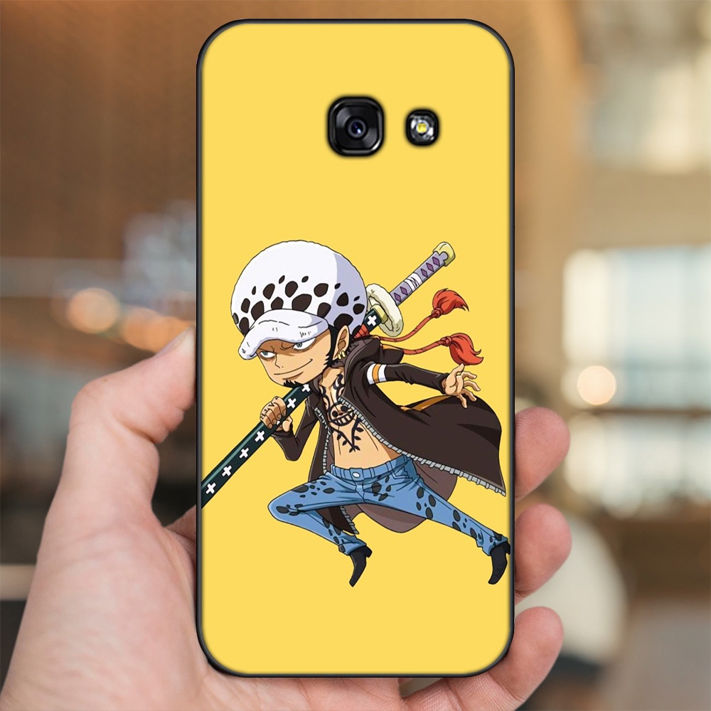 Ốp lưng Samsung A3 2017, A5 2017, A7 2017 viền đen in hình Law One Piece