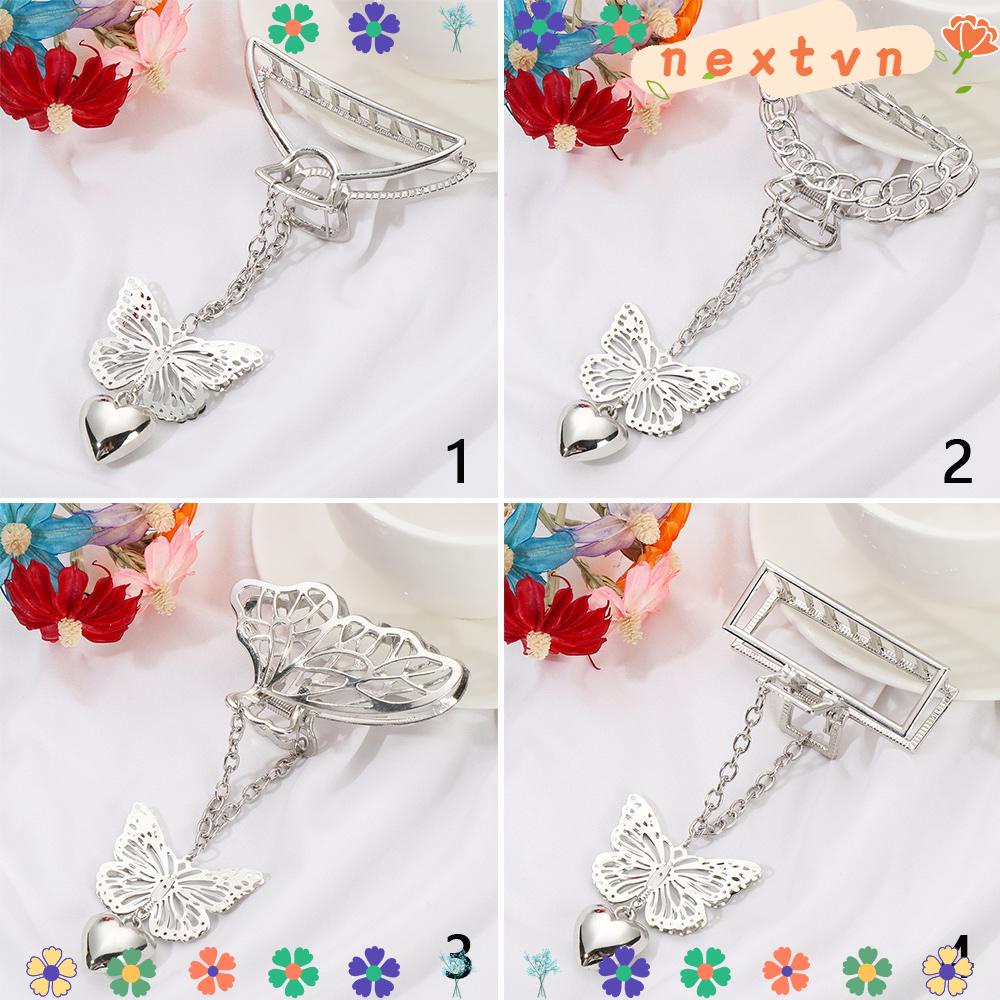 Kẹp Tóc Kim Loại Hình Bướm Xinh Xắn Cho Nữ