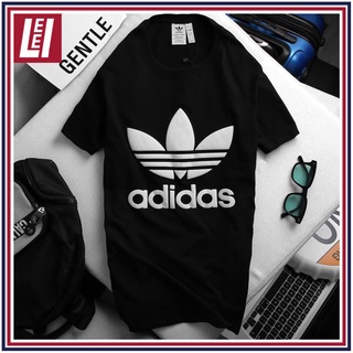 Áo thun adidas nam nữ, áo phông nam nữ cổ tròn in logo adidas basic chất liệu cotton