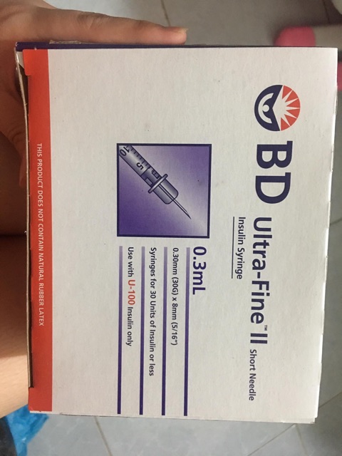 Kim tiêm tiểu đường BD Ultra-Fine II 0,3ml ( 1 gói 10 cái )