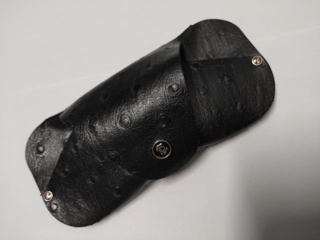 Bao da đựng kính da bò