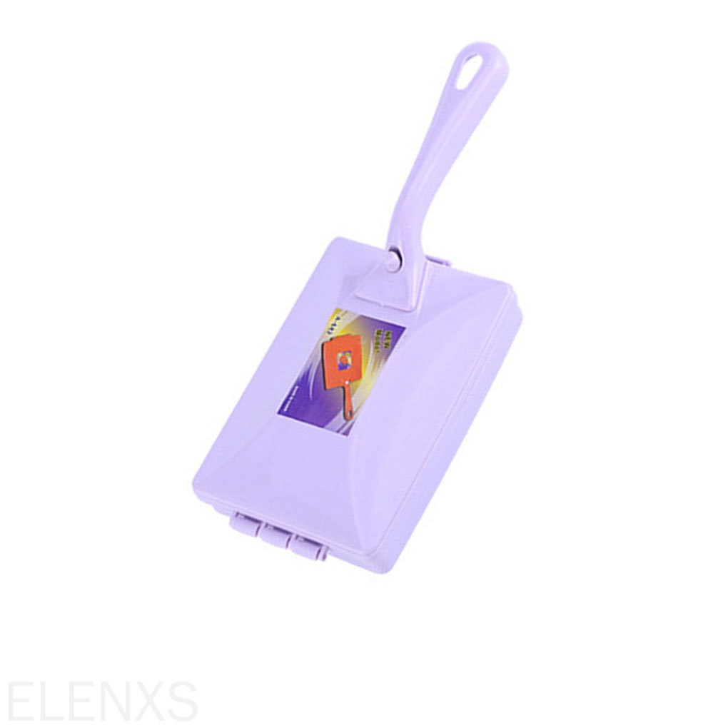 Chổi quét bụi hai đầu bằng nhựa cầm tay đa năng màu sắc ngẫu nhiên