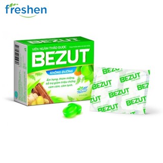 Viên ngậm ho thảo dược Bezut Không đường (Hộp 20 viên)