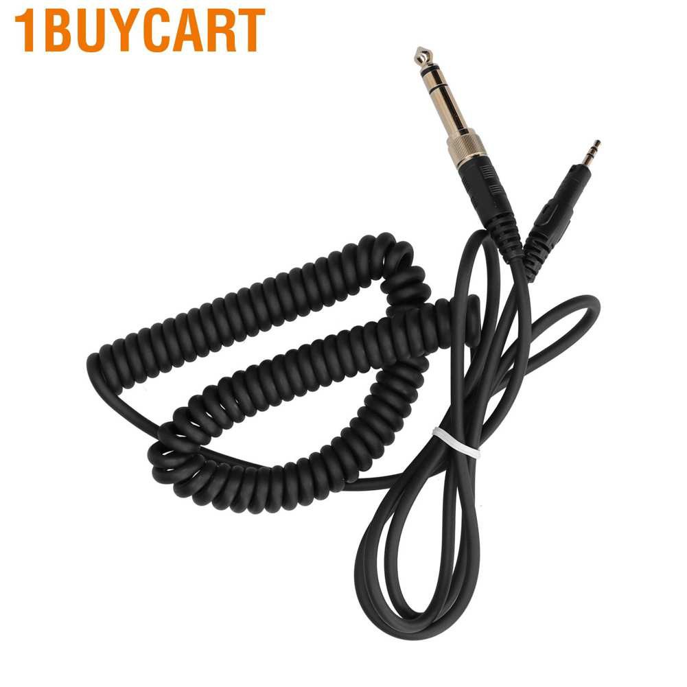 1buycart Stretchable Spring Headphone Audio Cord Replacement for Audio‑Technica ATH‑M50X M40X