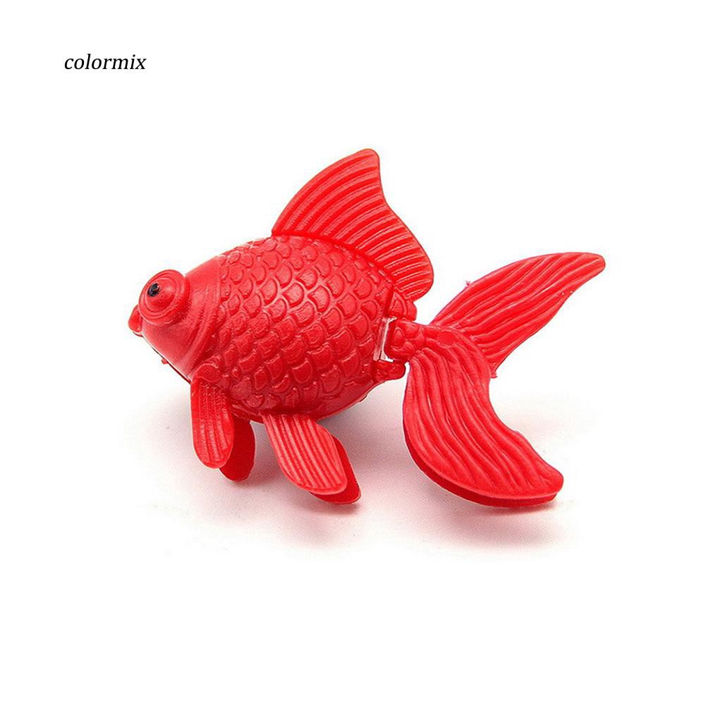 Mô hình chú cá bằng nhựa thiết kế sống động trang trí bể cá