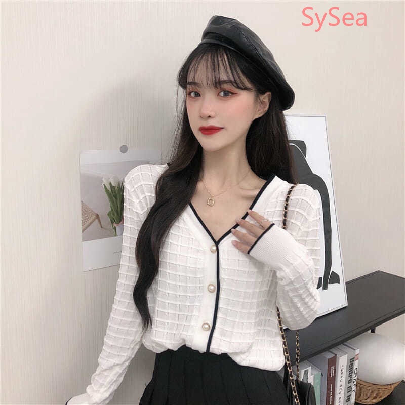 Áo Khoác Cardigan Dệt Kim Phong Cách Vintage Cho Nữ