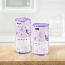 Túi đựng rác hương chanh, lavender loại 25L*28 túi - Chính hãng Inochi