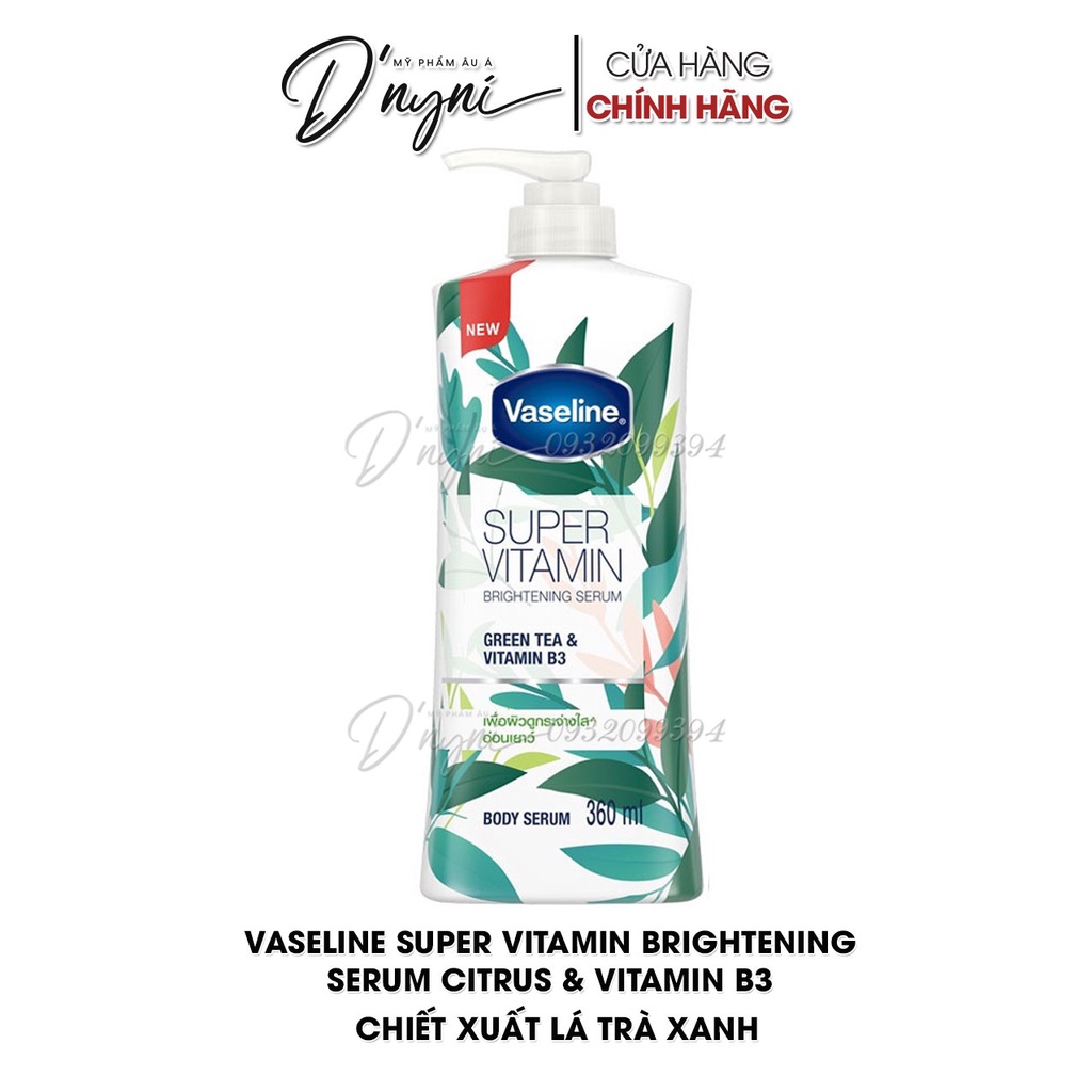 Dưỡng Thể Huyết Thanh Vaseline Super Vitamin 360 ml Thái Lan