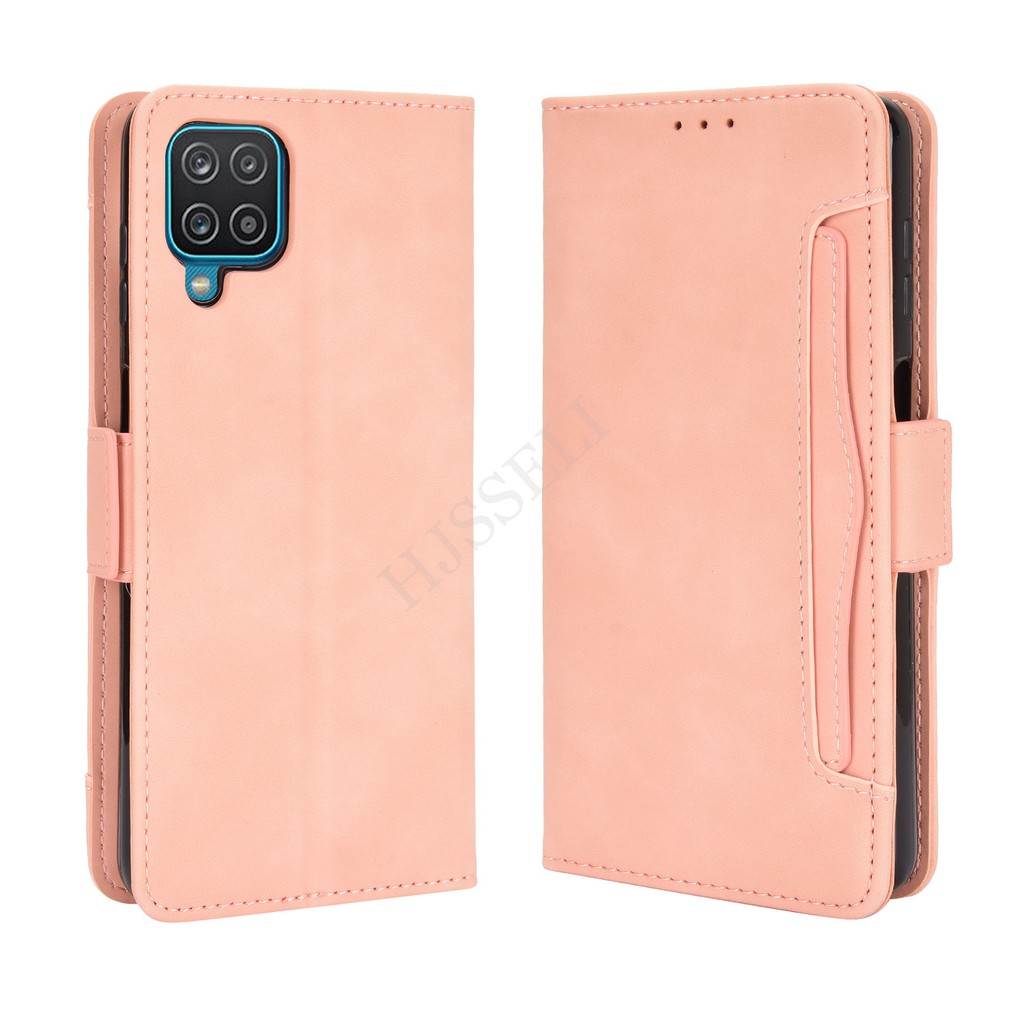 Bao da điện thoại PU kiểu ví lật cho Samsung Galaxy m22 m32 m31 m21 m51 m62 m12 m02