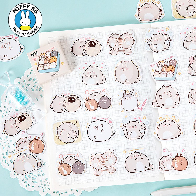 Hộp 45 sticker EM CHUỘT MẬP