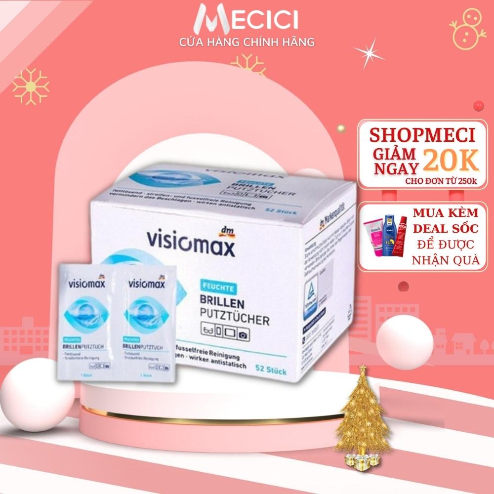 Giấy lau kính Visiomax hộp 52 tờ - Hàng Đức Shop Mecici làm sạch và bảo vệ kính