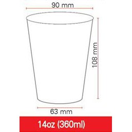 50 Ly Giấy In Hình Bảo Vệ Môi Trường 14oz – 360ml Có Nắp | Ly giấy cafe | Ly giấy đựng cà phê | Cốc giấy | Cốc giấy cafe