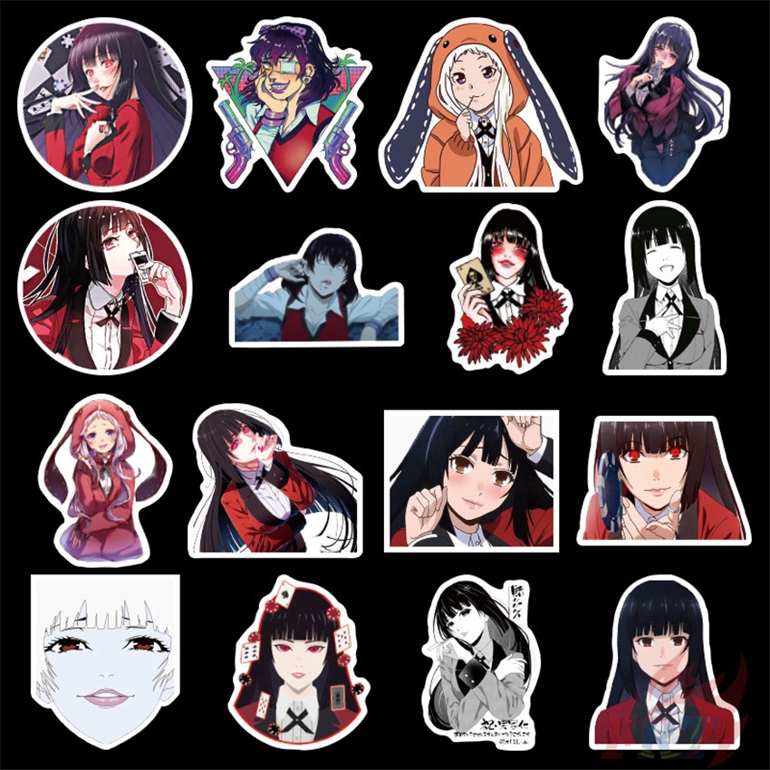 ❉ Kakegurui - Series 02 Anime Stickers ❉ 50Pcs/Set Jabami Yumeko DIY Fashion Doodle Decals Stickers