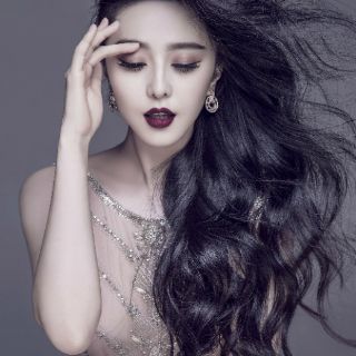 Tranh dán kính 3d 2 mặt hình tóc 70x100
