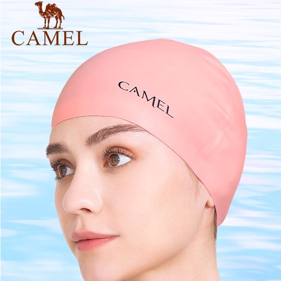 Mũ bơi CAMEL bằng silicon chống nước bảo vệ tai chuyên nghiệp