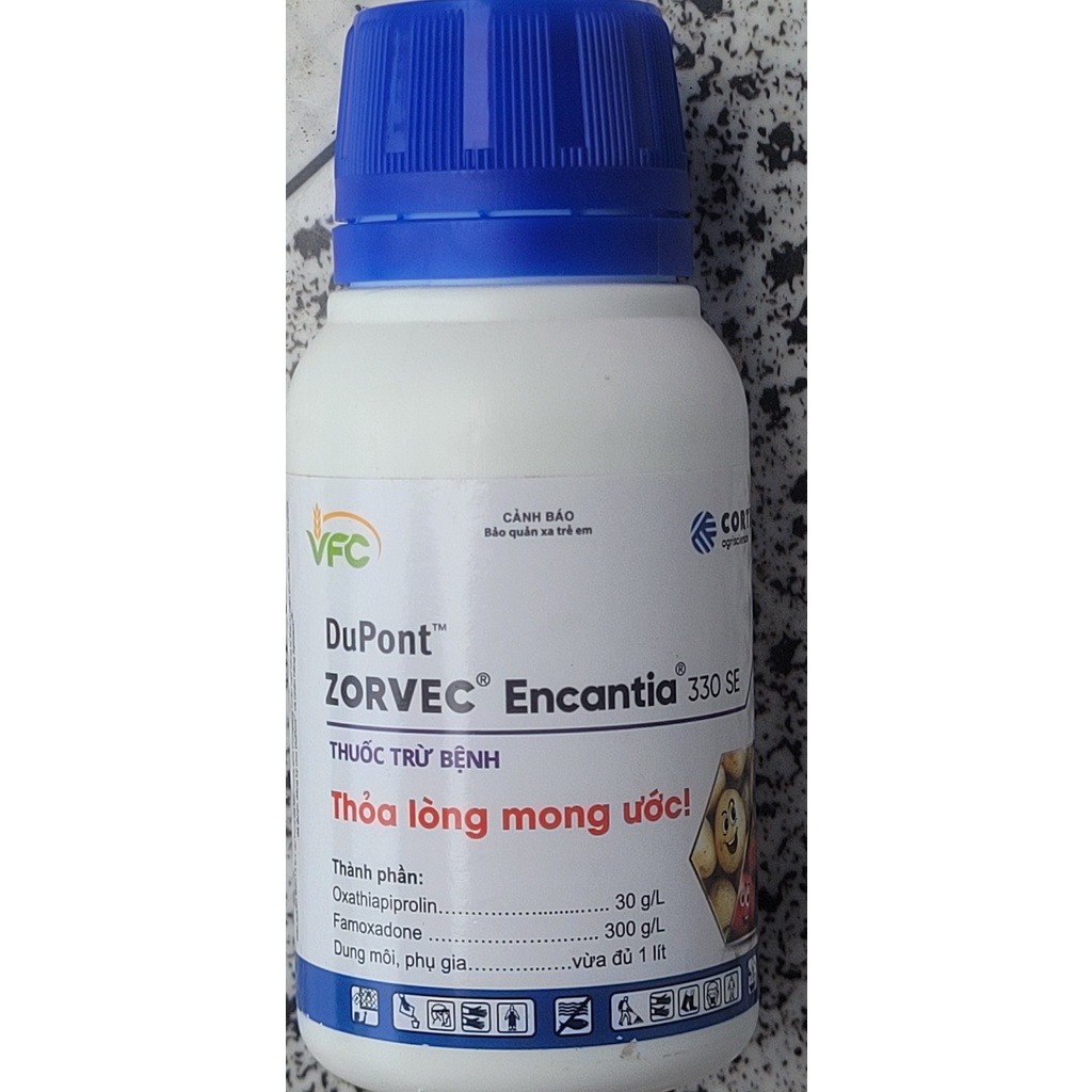 Thuốc trừ bệnh sương mai, giả sương mai Zorvec Encantia 330SE