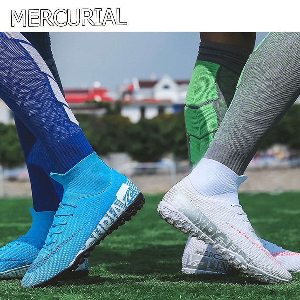 Giày đá bóng cổ cao Mercurial Superfly VII 2020 siêu đẹp, hỗ trợ khóa cổ chân, đế TF phù hợp sân cỏ nhân tạo