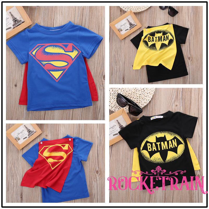 Áo thun tay ngắn in họa tiết Siêu Nhân dành cho bé trai