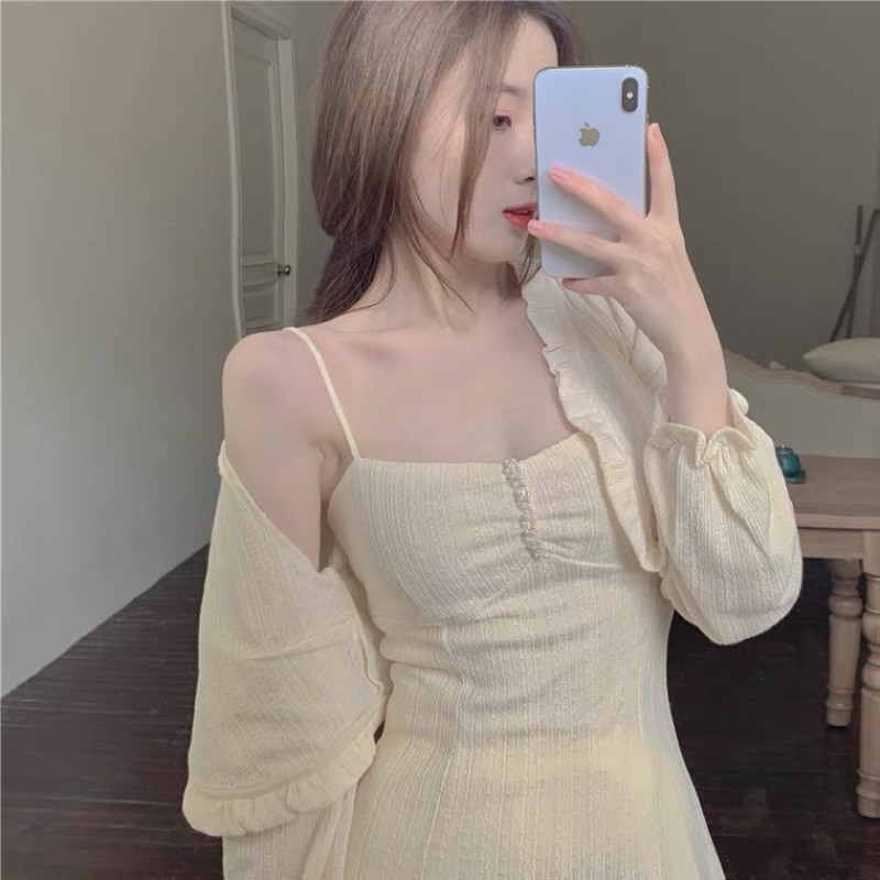 Váy nữ Set váy nữ tình yêu thiếu nữ mùa hè tinh nghịch thời trang nữ b40 | BigBuy360 - bigbuy360.vn