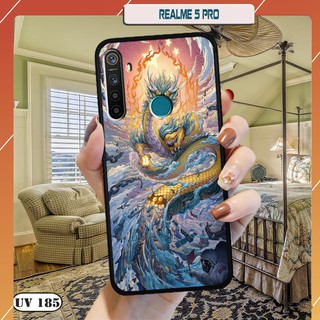 Ốp lưng nhám Realme 5 Pro in hình