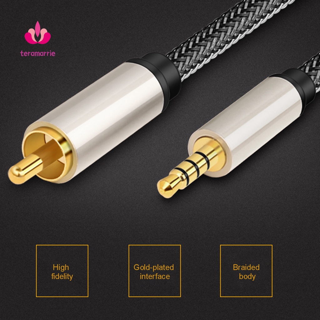 Cáp âm thanh video đồng trục kỹ thuật số lập thể SPDIF 3.5mm sang RCA cho Xiaomi Mi 12 TV