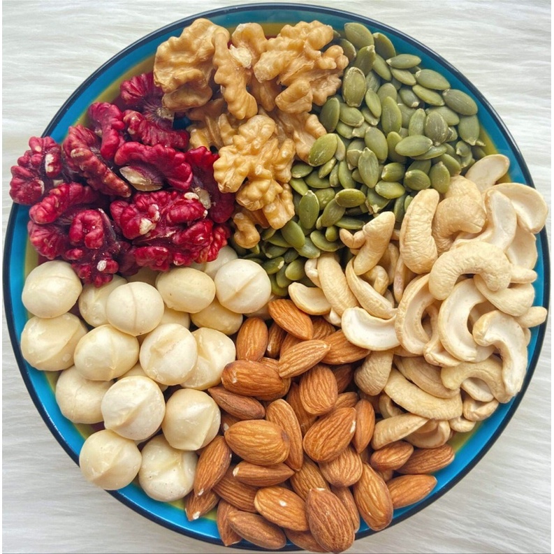 Hạt dinh dưỡng mix 5 loại, Hạt dinh dưỡng tốt cho bà bầu, người ăn chay ăn kiêng giảm cân ăn vặt healthy.NADA Nuts 500gr