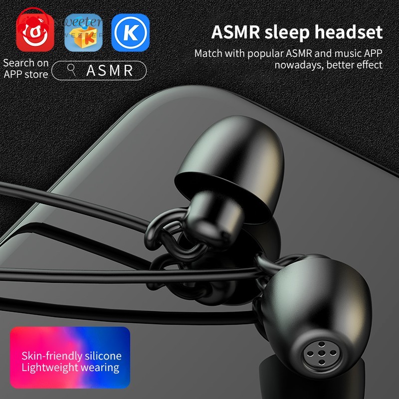 In-Ear Sleep Headphones/Noise Reduction/Anti-Noise Sound Insulation Wire Control Headset Wired Headset