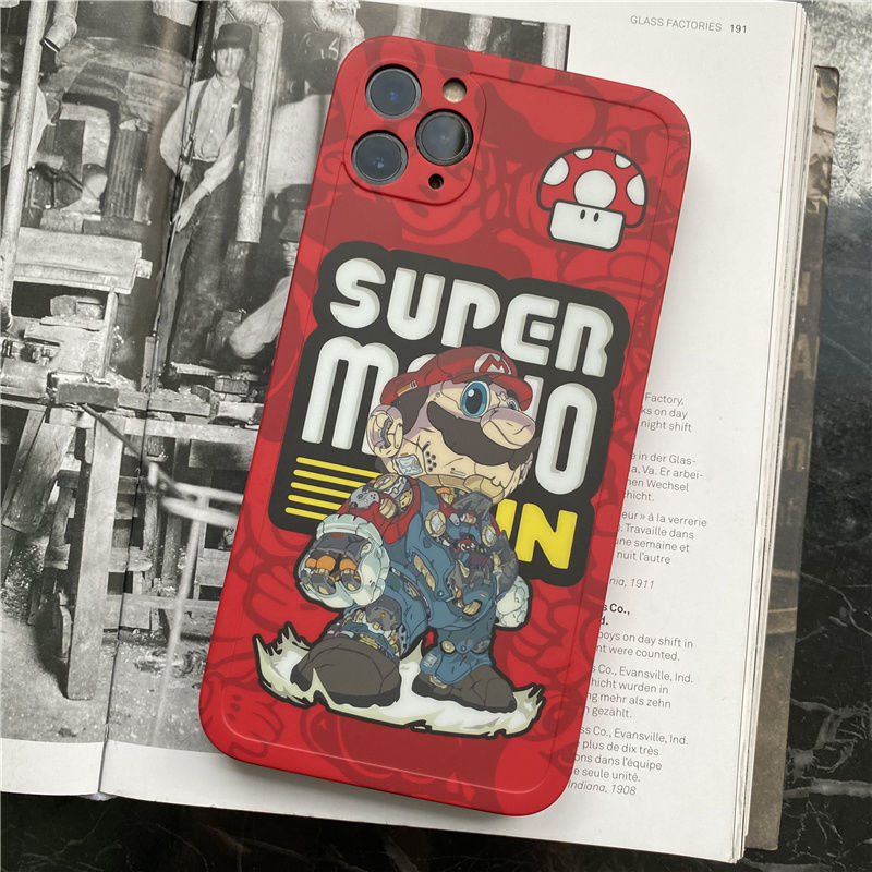 Ốp Điện Thoại Họa Tiết Hoạt Hình Phối Màu Xinh Xắn Cho iPhone 12 13 11 Pro Max X Xs Max Xr 7554