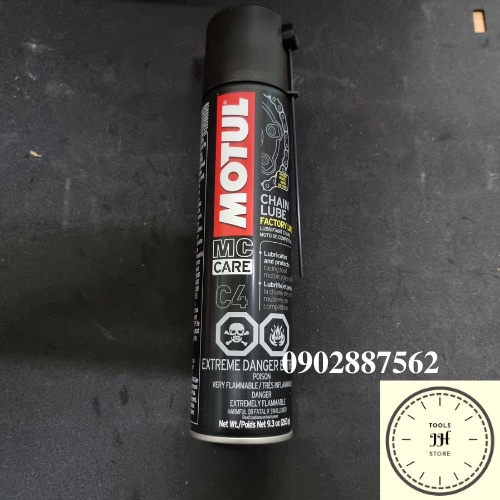 Xịt dưỡng sên Motul Chain Lube Factory Line C4 400ml