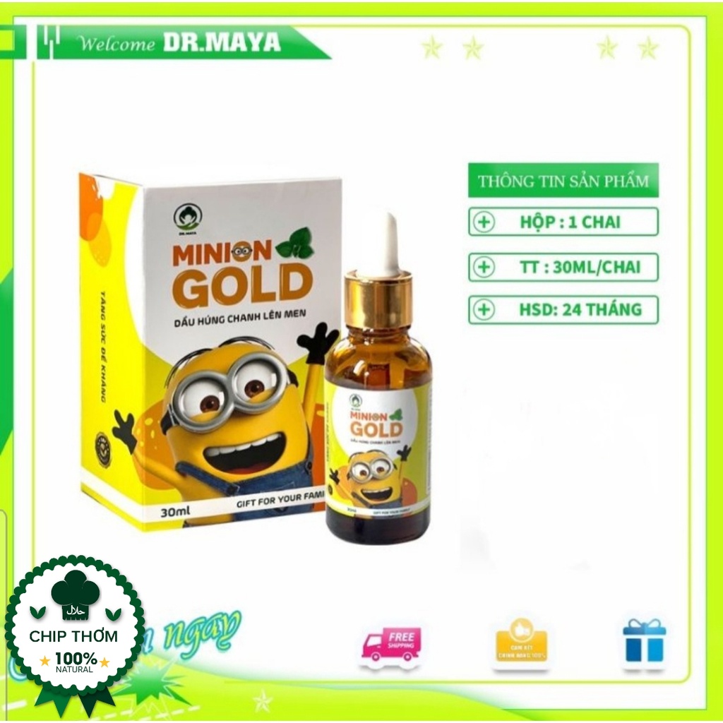 Dầu Húng Chanh Gold Lên Men - Mẫu mới nhất, chính hãng