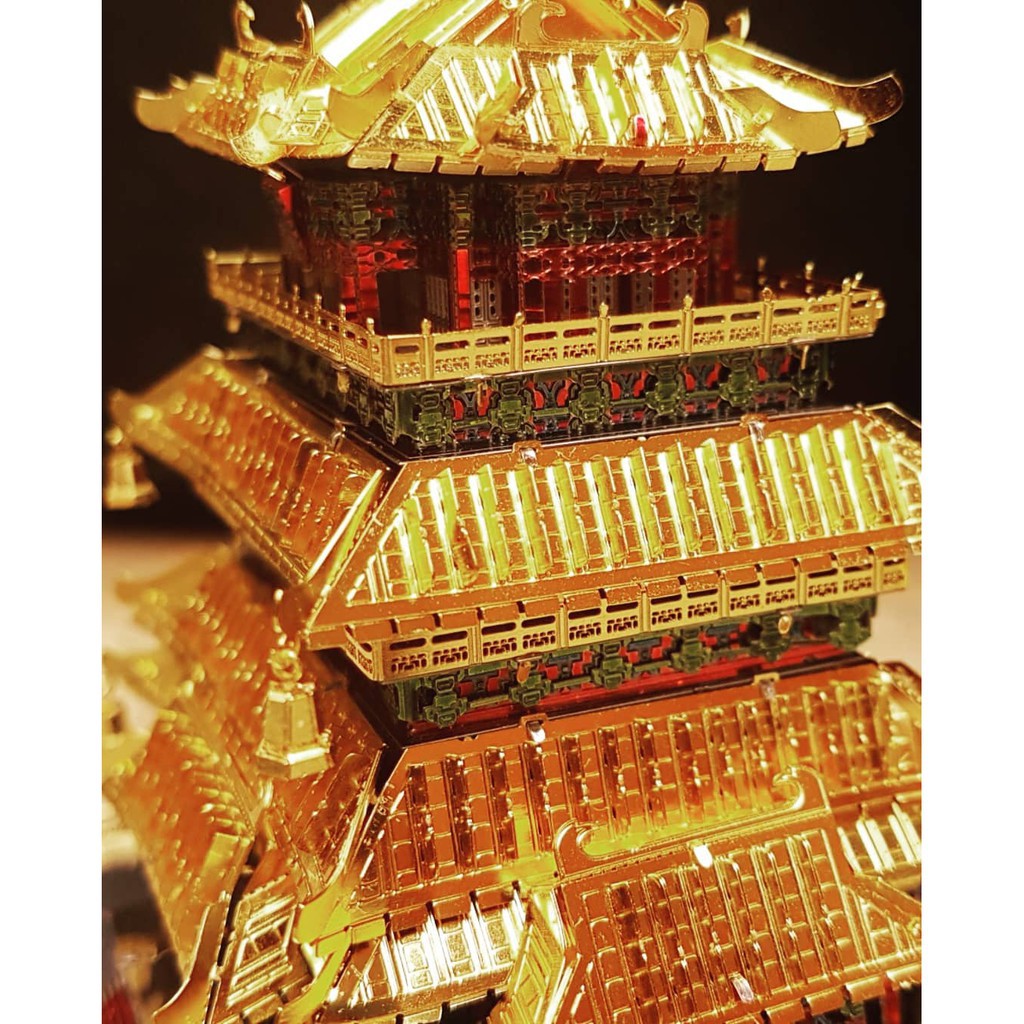 Mô Hình Lắp Ghép 3D Kim Loại Tự Ráp Piececool Lầu Quán Tước - Chưa Lắp