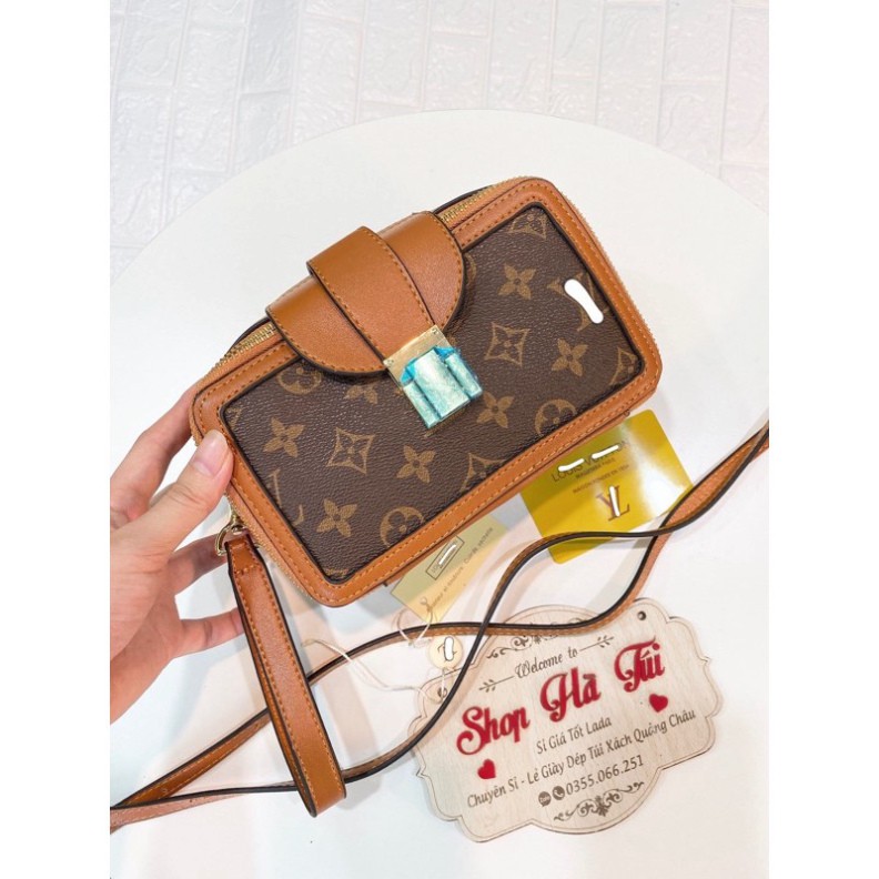 Túi hộp xinh xắn kèm dây đeo chéo Sz 20 ( Có hộp ) xinh