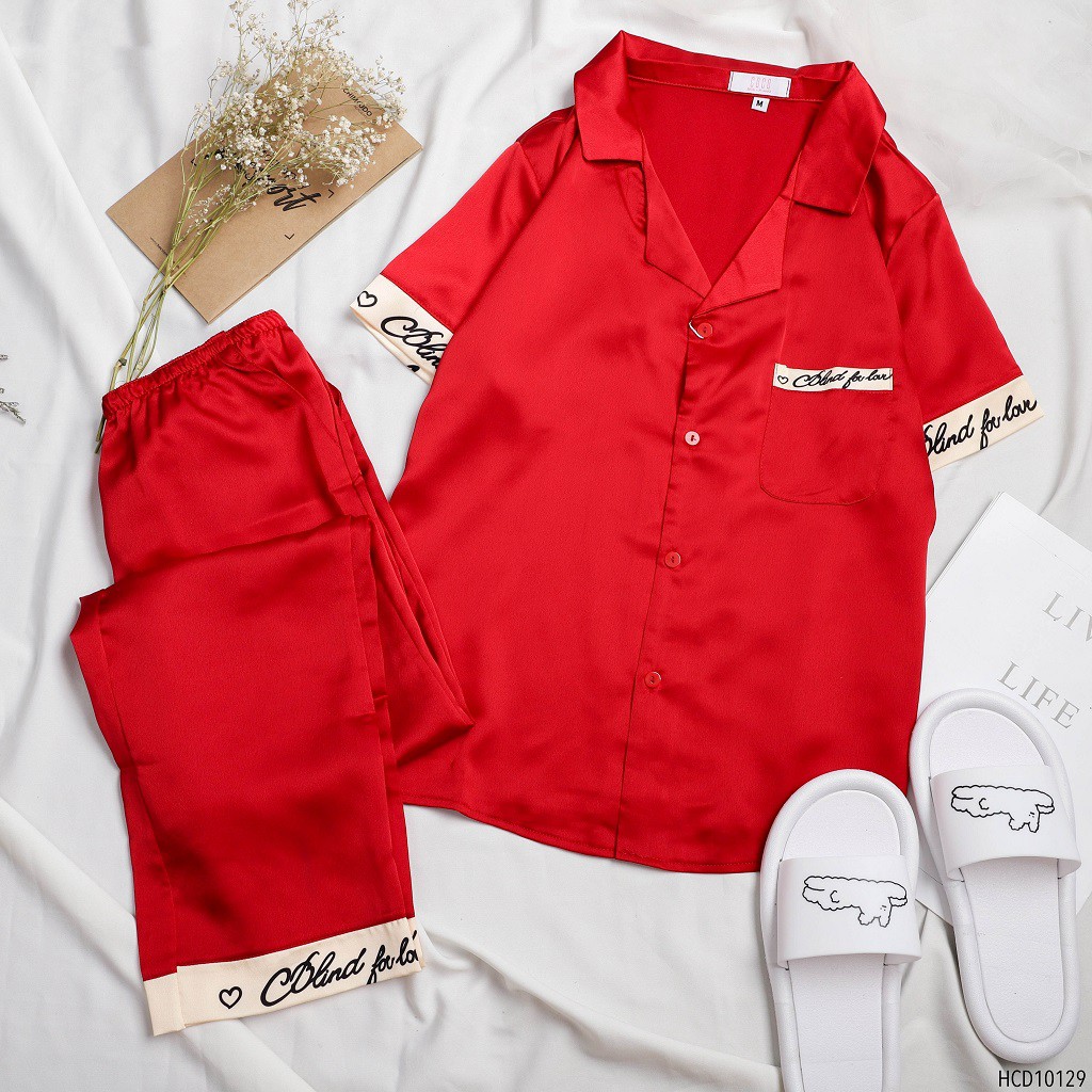 𝑪𝑶𝑪𝑶 𝑩𝑰𝑲𝑰𝑵𝑰 Bộ Đồ Ngủ - Đồ Mặc Nhà Satin ( HCD10129 ) | BigBuy360 - bigbuy360.vn