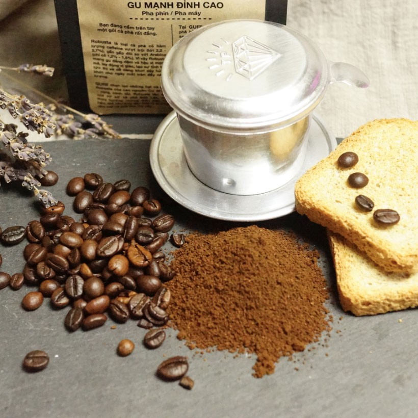 Cà phê nguyên chất GUfill - 100% Robusta Đăk Lăk rang mộc - Cà phê sạch, Gu mạnh đỉnh cao | BigBuy360 - bigbuy360.vn