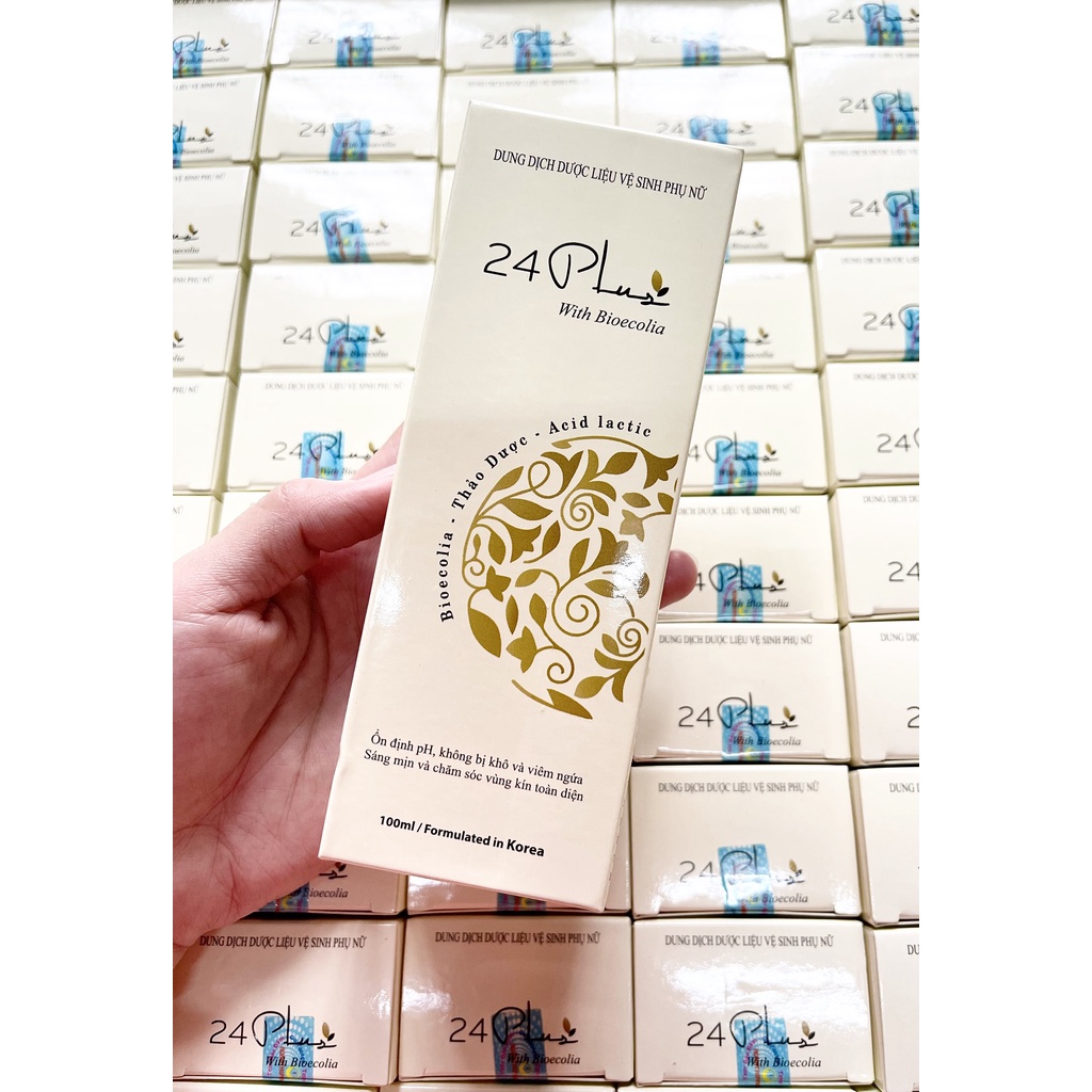 Dung Dịch Dược Liệu Vệ Sinh Phụ Nữ 24 Plus 100ml