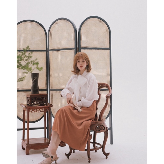 THE19CLUB - Áo sơ mi cổ buộc nơ 4 màu sắc - Ella Shirt