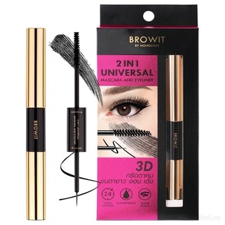 Mascara 2 Đầu Browit by Nongchat 2 in 1 Universal Mascara and Eyeliner