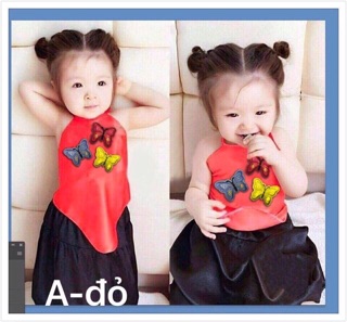 Yếm Đào Thêu Bướm