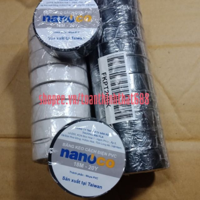 Băng keo điện Nanoco 20y